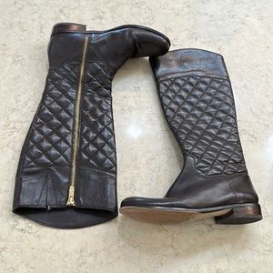 Vince Camuto Women’s brown leather riding boots